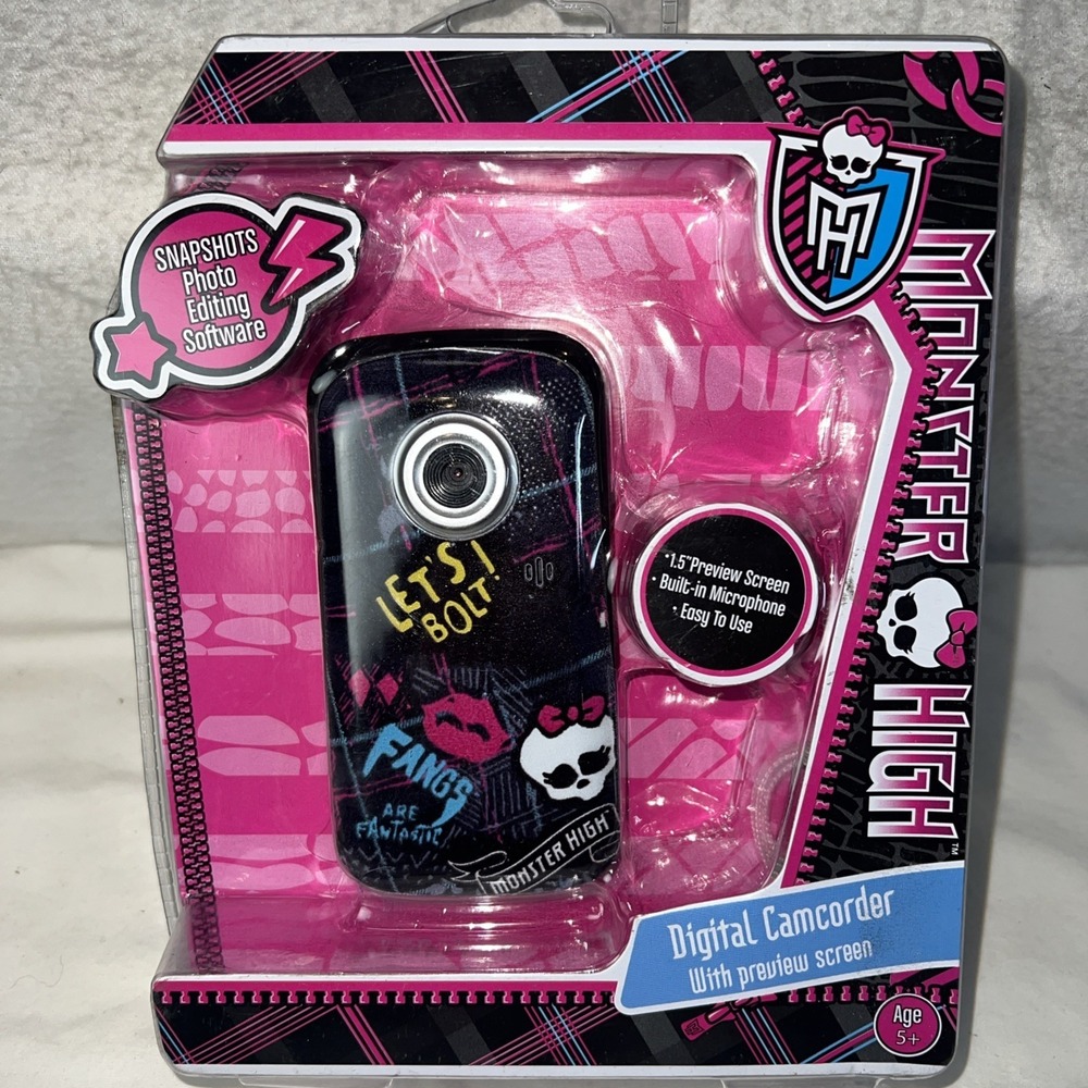 BRAND NEW - Sakar Monster High Digital Video Recorder With Camera - 2013